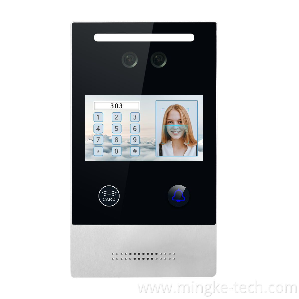 New Product Doorbell Multiple Screen Monitor Camera Wireless Or Wired Waterproof Video Door Phone Intercom